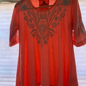 Tunic knit shirt